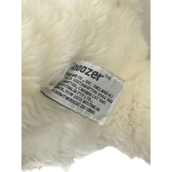 Russ Berrie Snoozer Sleepy White Polar Bear Stuffed Plush Snore Sounds - Picture 7 of 9
